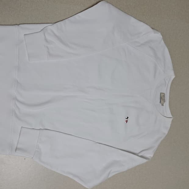 메종키츠네 화이트 맨투맨 XXL