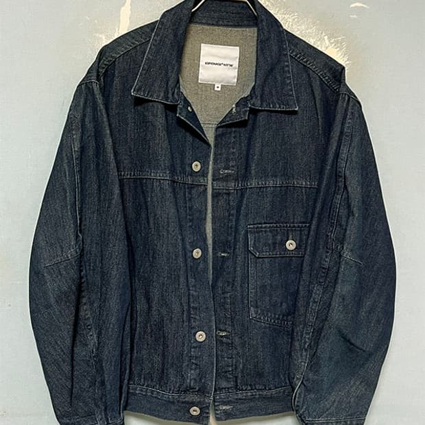 에스피오나지 릴렉시드 남자 데님자켓 트러커 춘추 오버핏 M 95