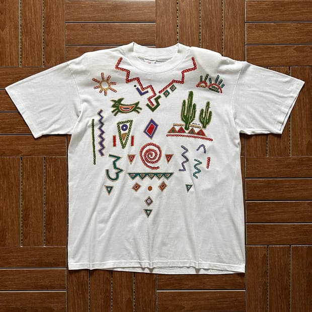 90’s Kwbl 50/50 usa vintage 1/2 tee