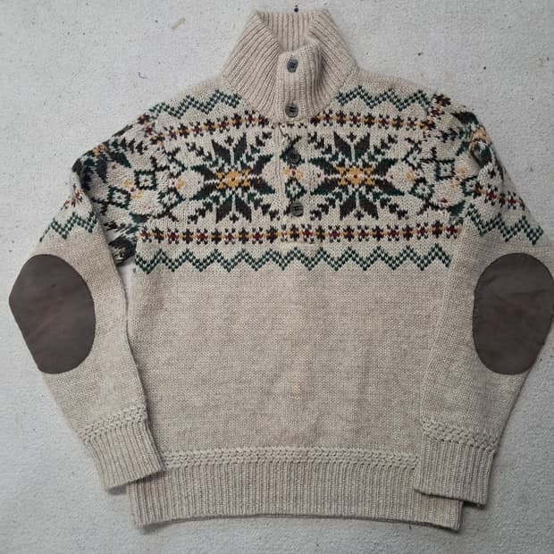 폴로랄프로렌 노르딕 니트