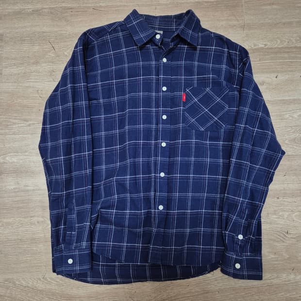 I AM A AMI 아이엠어아미 남성 코튼 체크셔츠 L(100)