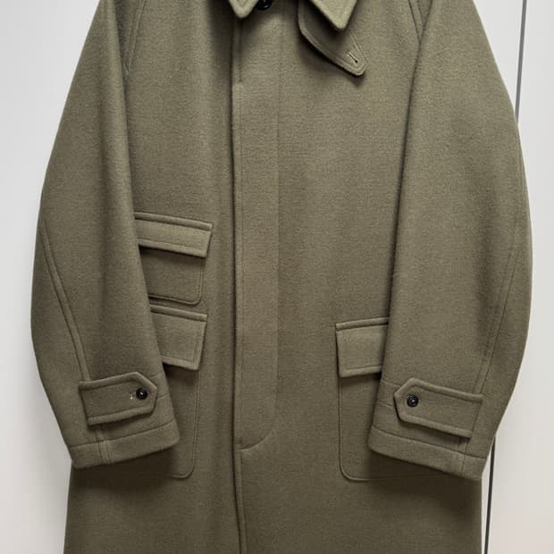 캡틴선샤인 트레블러 코트 스모키그린 40