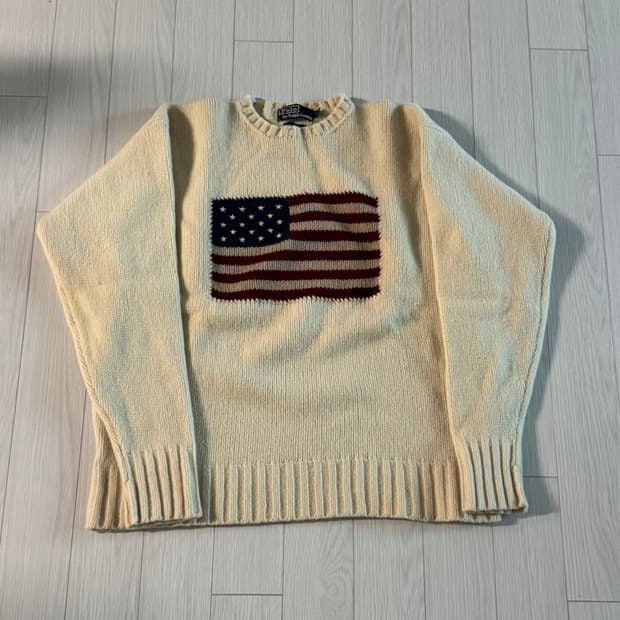 Polo 성조기 니트 100