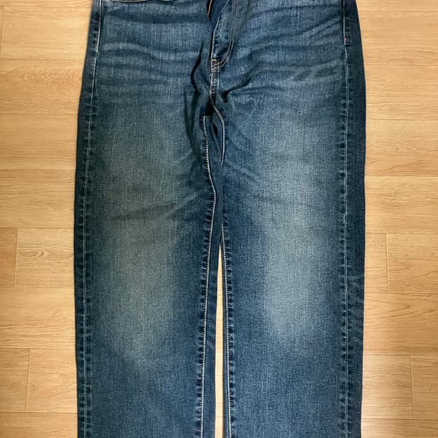 리바이스 505 W34 L32 가죽탭