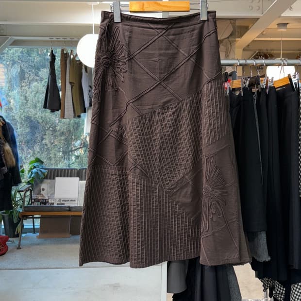 센소유니코 t.b 절개 스커트