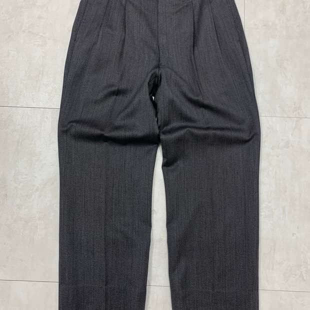 Lanvin 그레이 스트라이프 슬랙스 #530