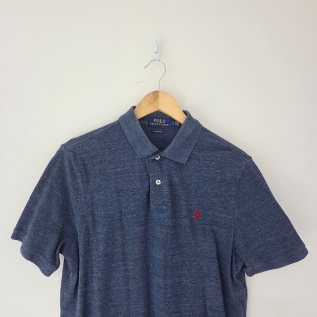 폴로랄프로렌 보카시블루 반팔카라티(클래식핏,100사이즈)
