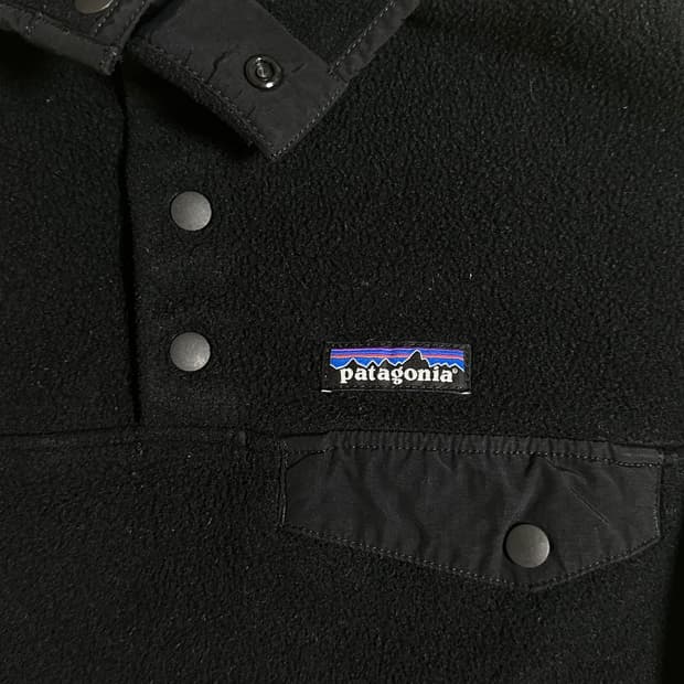 10s 파타고니아 신칠라 스냅티 올블랙 W/M
