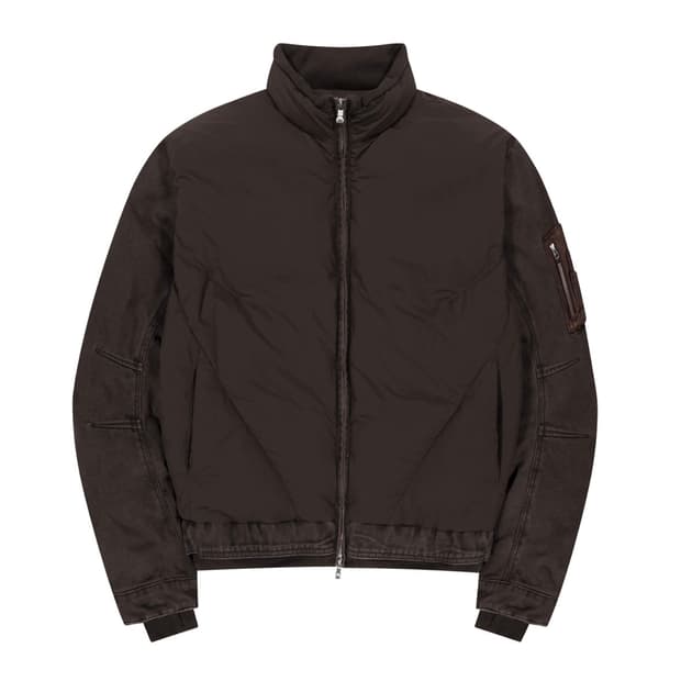 m) 엑슬림 xlim ep8 01 다운 패딩 자켓 브라운