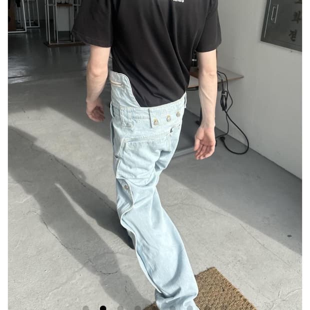 MPa SINGLE WAIST POCKET PANTS (STEEL BLU