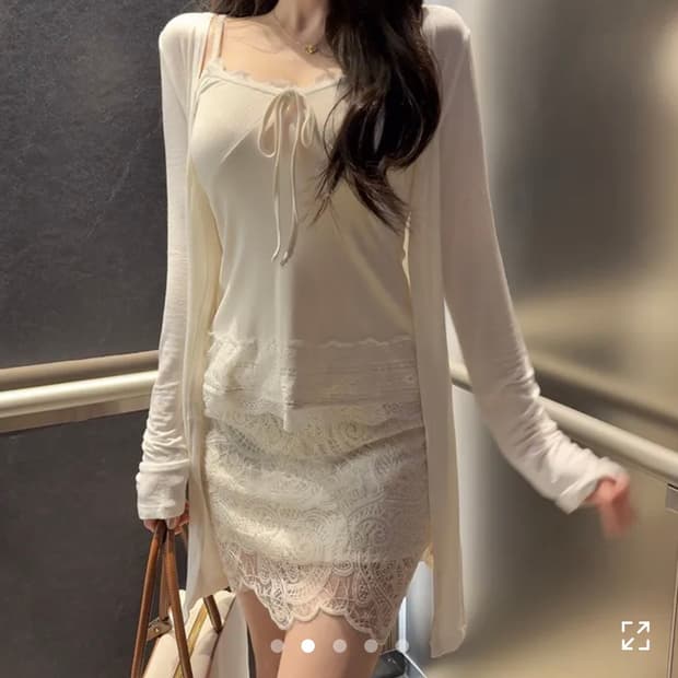 김설 버터필터 레이스 쓰리피스 세트