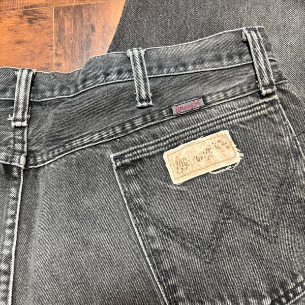 랭글러 흑청바지