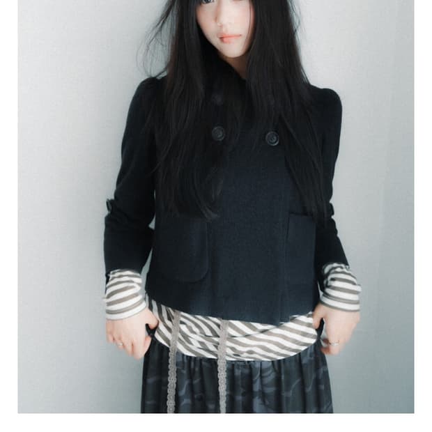 Yinandyang popo cardigan jk black 구해요!