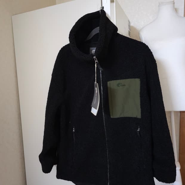 새상품)네파 NEPA 블랙 뽀글이 플리스 자켓