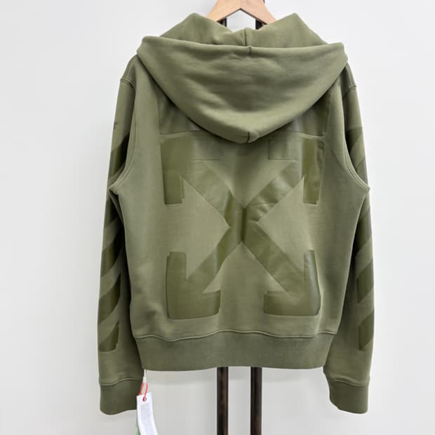 [M]오프화이트 에로우 후드집업