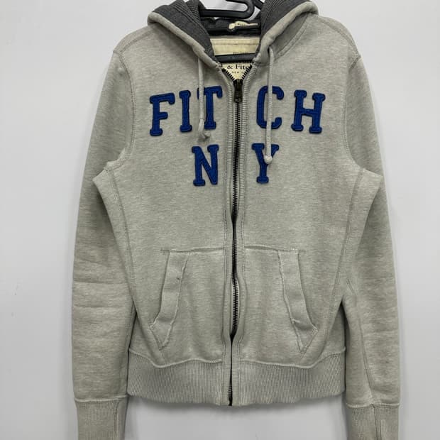 아베크롬비 그레이 후드집업