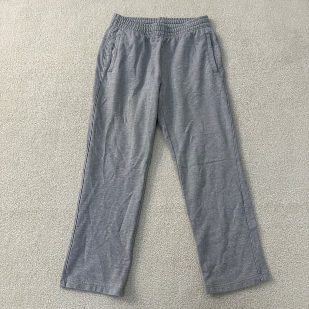 [L] 무신사스탠다드 멜란지그레이 트레이닝 팬츠 0114T1