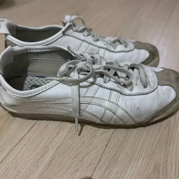 오니츠카타이거 올레더 화이트 245