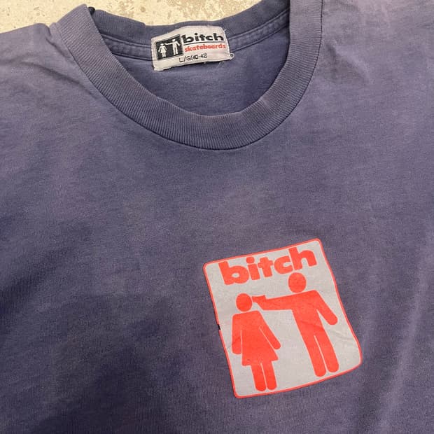 빈티지 90s BITCH SKATEBOARDS