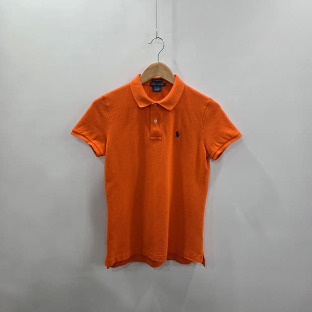 폴로랄프로렌 우먼 피케 카라티 오렌지 M 