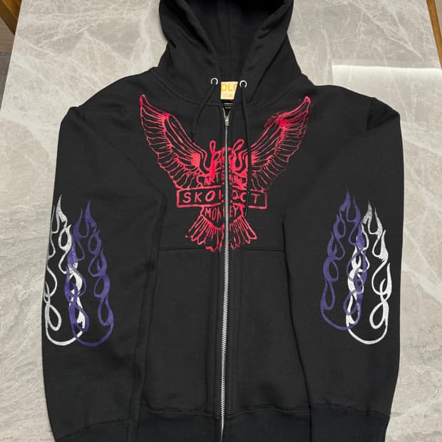 Skoloct 할리데이비슨 후드집업