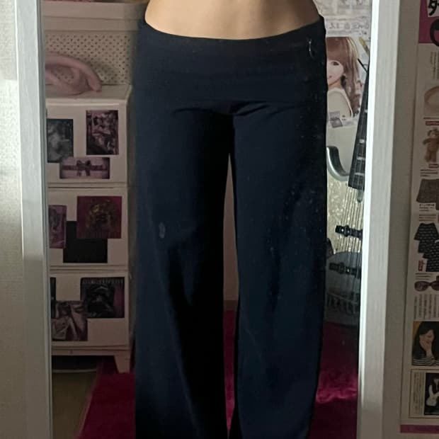 브랜디멜빌 폴드오버 팬츠 네이비