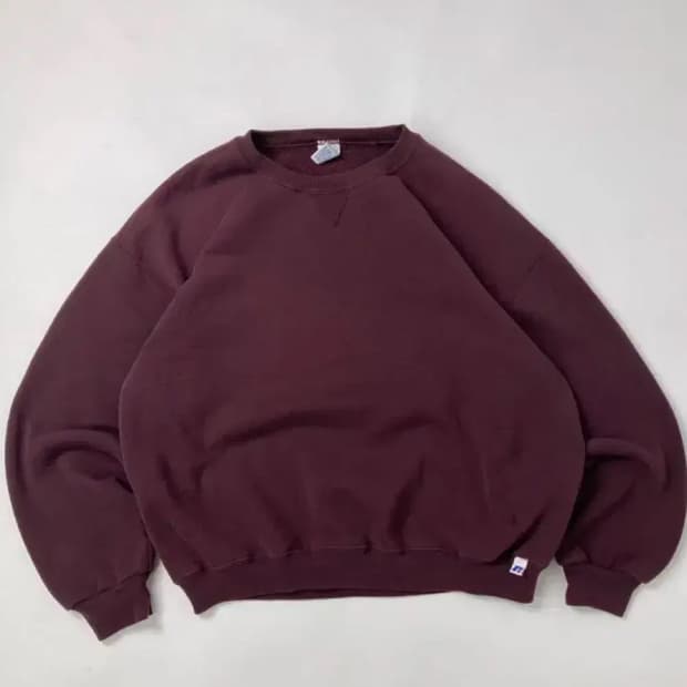 러셀 애슬래틱 스웻셔츠 딥 플럼 xl