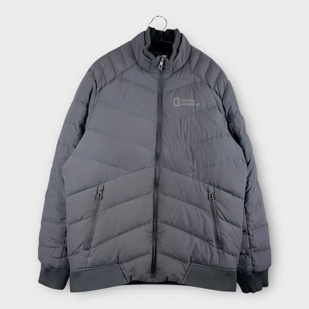 (XL) 내셔널지오그래픽 토르니에 경량 구스 다운 점퍼 차콜