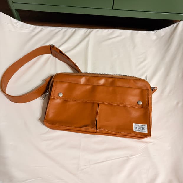 포터 프리스타일 숄더백 카멜