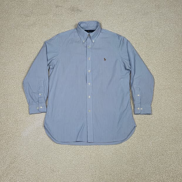 [폴로 랄프로렌] 멀티포니 마이크로 스트라이프 긴팔 셔츠 | S00110