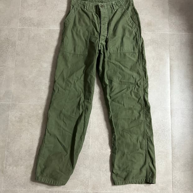 60s us army og 107 퍼티그 팬츠