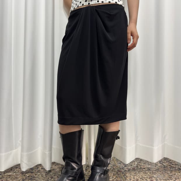 dkny design midi skirt