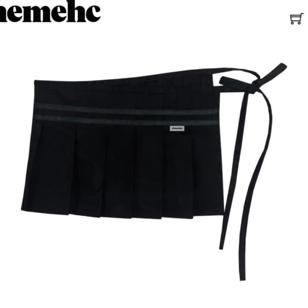 체메씨 mini pleats layered skirt