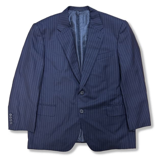 랑방 스트라이프 테일러 싱글자켓 