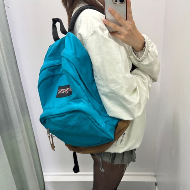 잔스포츠 청록색 백팩