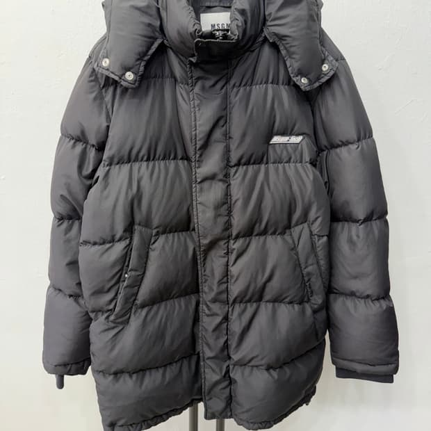 정품) MSGM 남성 블랙 패딩 50(XXL)