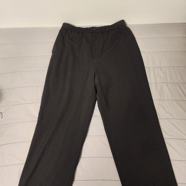 (48/32) 솔리드옴므 세미와이드 밴딩 슬랙스