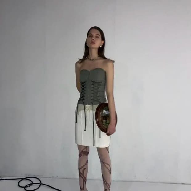 2000archives Milla corset top 이천아카이브스 탑