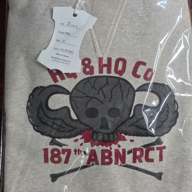 웨어하우스 스웻 LOT401 사이즈 42 