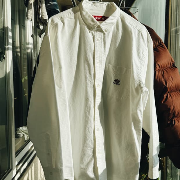 슈프림 플란넬 옥스포드 셔츠