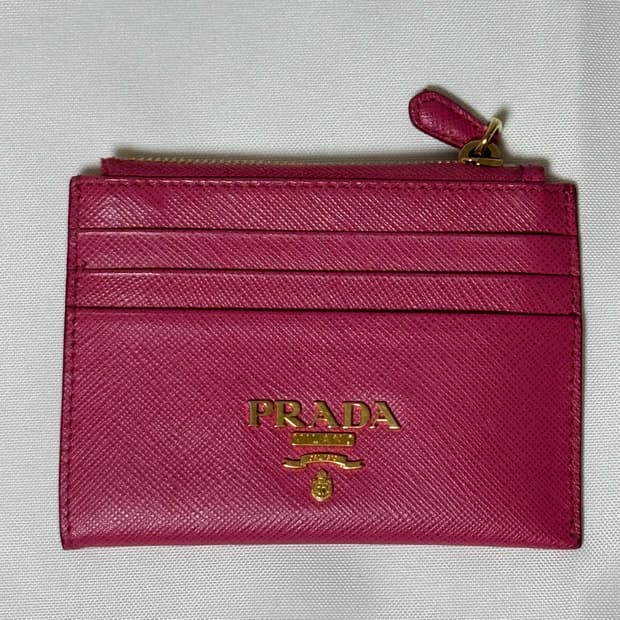 프라다 사피아노 카드지갑