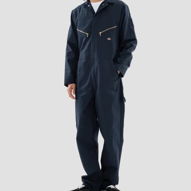 M ) 디키즈 커버올 점프수트 다크네이비