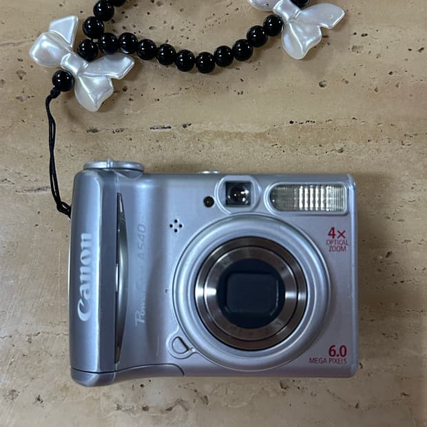 빈티지 카메라 캐논 파워샷 a540