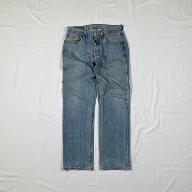 리바이스 levis 501 연청 데님 팬츠 청바지