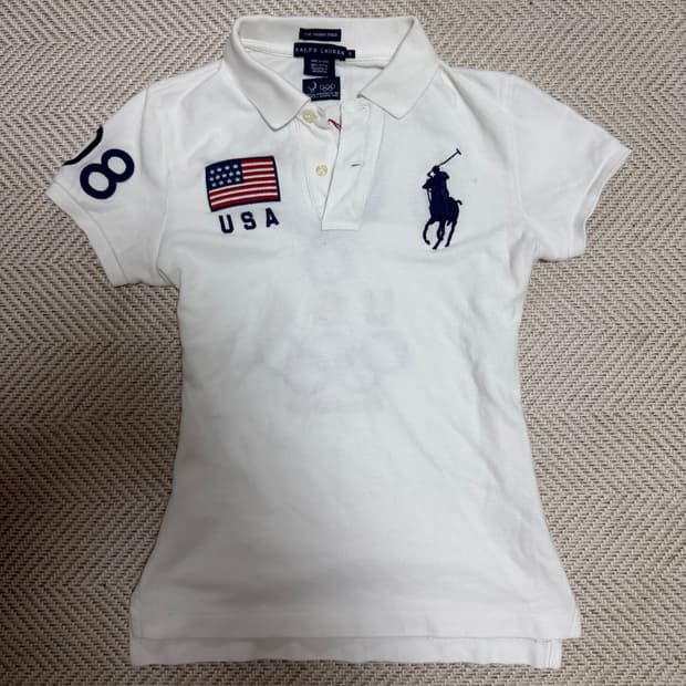 폴로 빅포니 성조기 USA 카라티 S