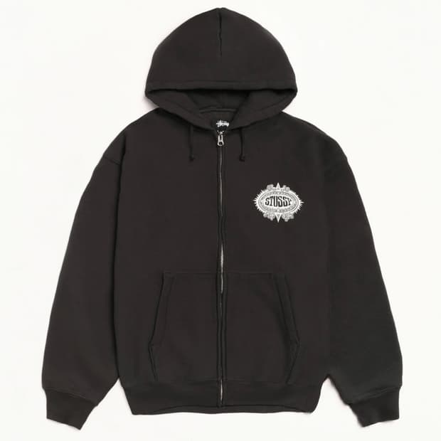 스투시 만트라 후드 집업 블랙 구합니다