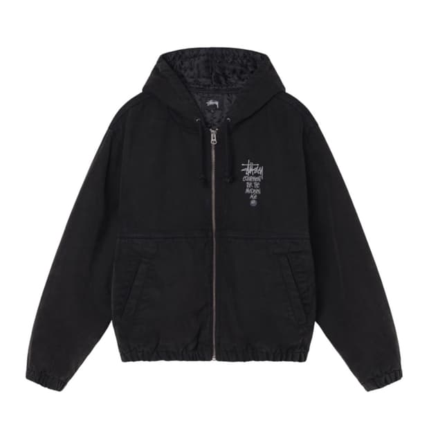 스투시 캔버스 인슐레이티드 워크자켓