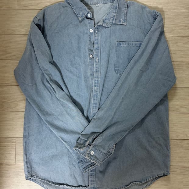 빈티지 청남방 청셔츠 3XL