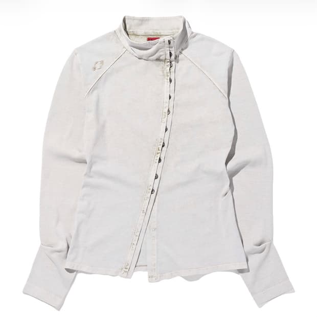 미스치프 워시드 저지 셔츠 라이트 베이지