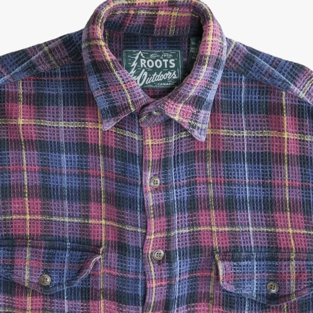 일본 빈티지 체크 셔츠 (M size)